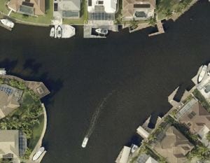 Gulf Access Canal Intersecting Canal View