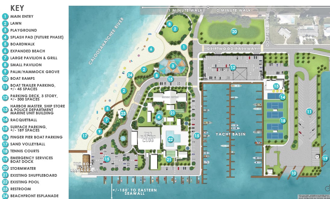 southwestern yacht club slip map